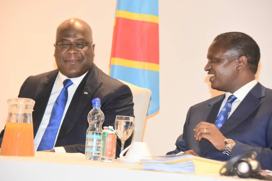 Affichant ses couleurs de Chrétien engagé et pratiquant :  Félix-Antoine Tshisekedi communie avec les leaders Chrétiens !