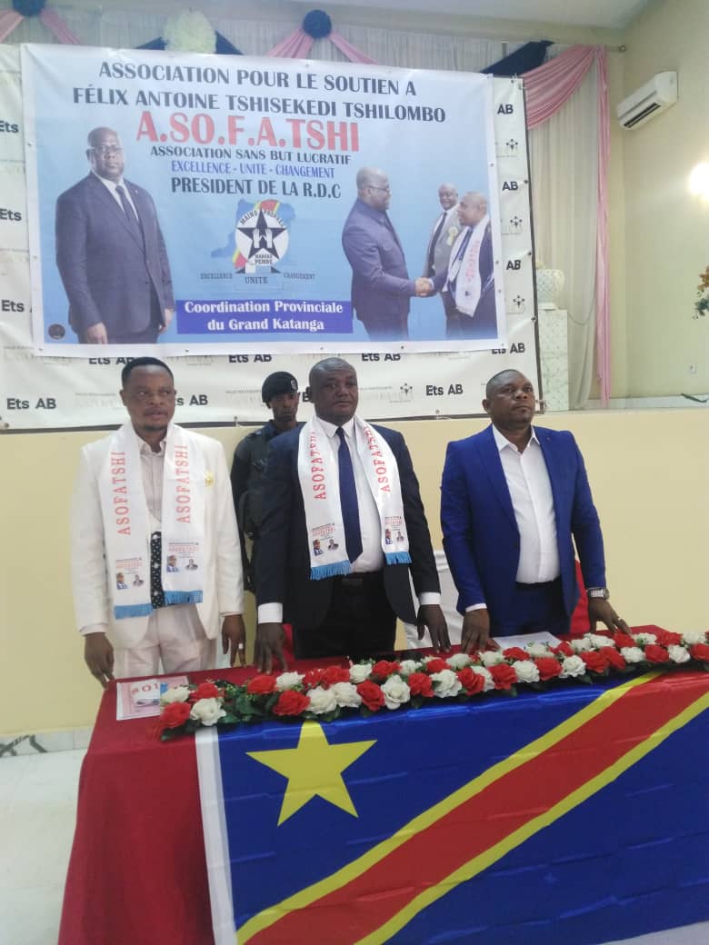 Société : Installation officielle de la coordination ASOFATSHI originelle Grand Katanga, et l'investiture de son président.