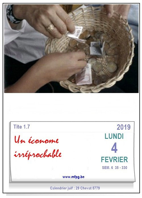 Un économe irréprochable !