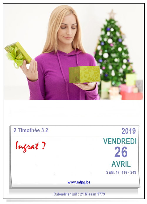 Ingrat ?
