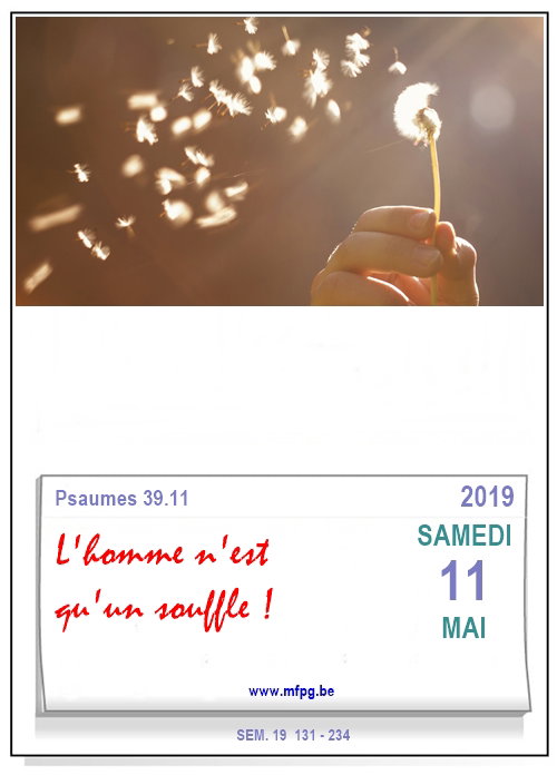 L’homme n’est qu’un souffle !