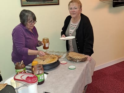 Après-midi crêpes à la résidence des gens de mer