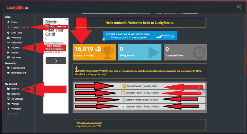 7 claim Ethereum Litecoin Dogecoin Bitcoin Bitcoincash Primecoin Blackcoin FAUCETHUB