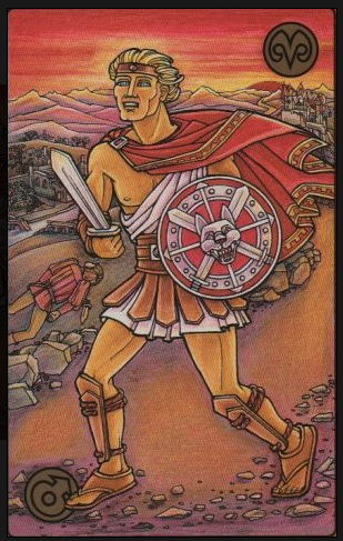 Carta Symbolon - El guerrero