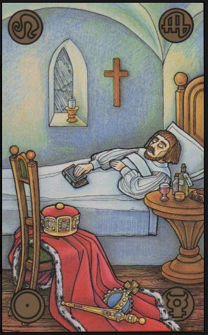 Carta Symbolon - El Rey enfermo