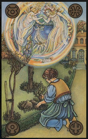 Carta Symbolon - El jardín de los espíritus