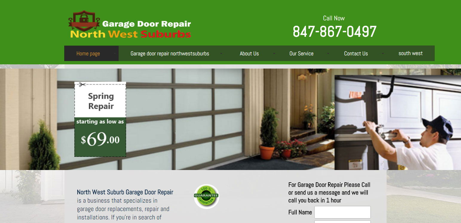 Garage-Door-Repair-North West Suburbs