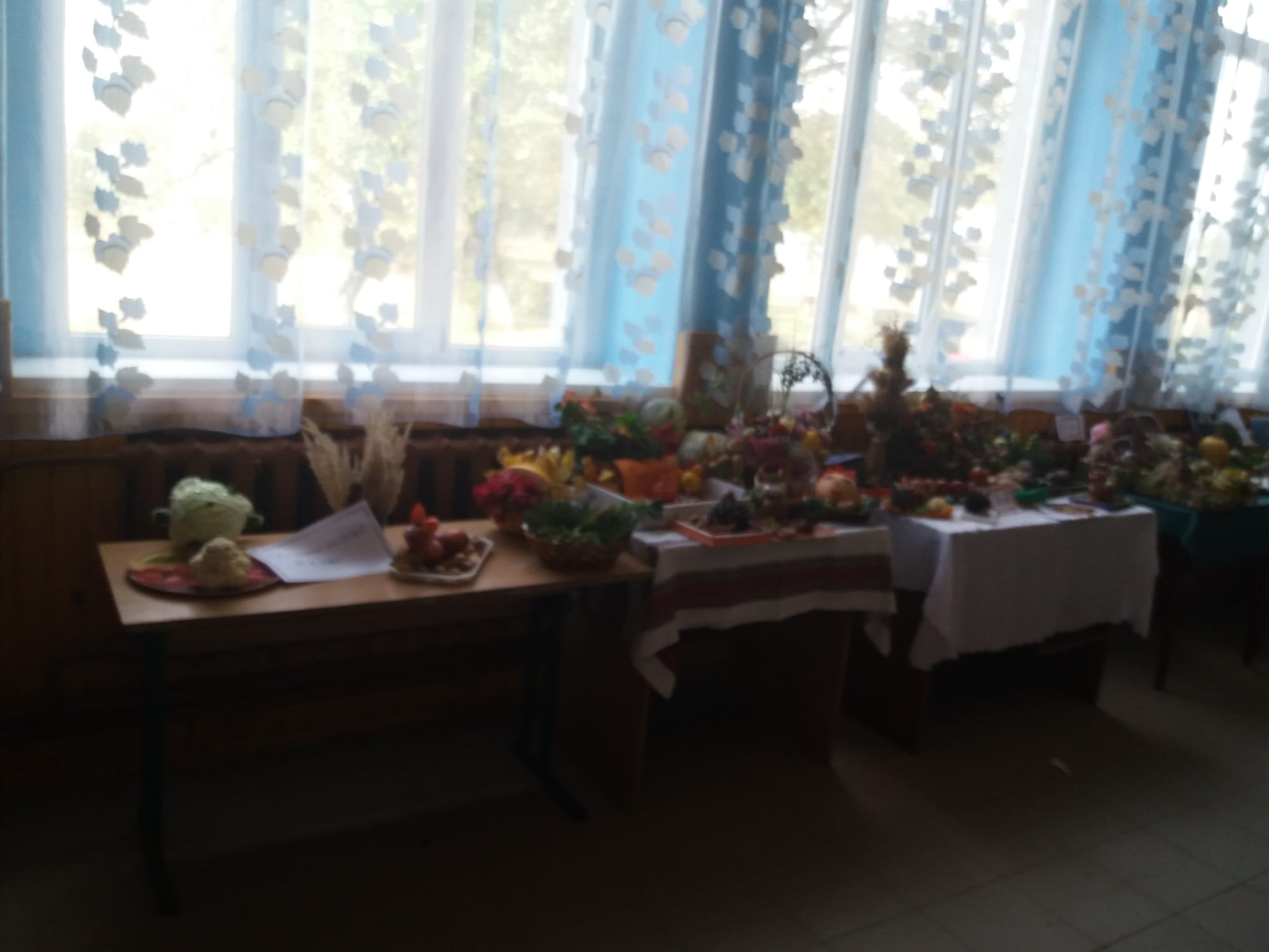 Всі класи мали можливість проявити свою фантазію, використавши природні матеріали.
