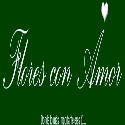 FLORES CON AMOR