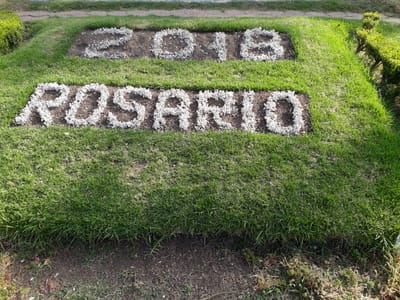 Rosario y nuestra primera familia viajera.