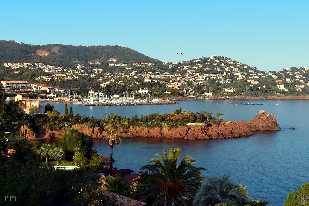 Coastal view of Port de la Figueirette