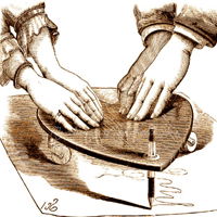 Planchette oui-jà du 19° siècles reproductions