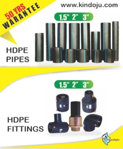 High Density Poly Ethylene (HDPE) Pipes and Fittings