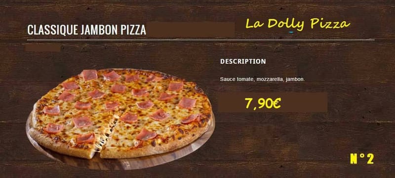 2- La Classique Jambon