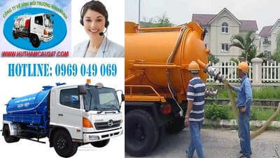 Hút hầm cầu quận 4 Tphcm, bảo hành trọn đời