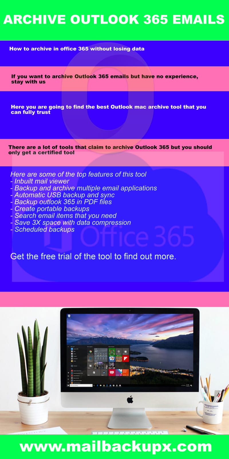 Use The Many Sub-Modules Of The Mail Backup X For Taking The Backup Outlook Emails