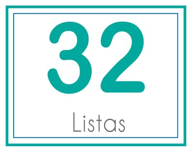 32 LISTAS PARA TU BULLET JOURNAL