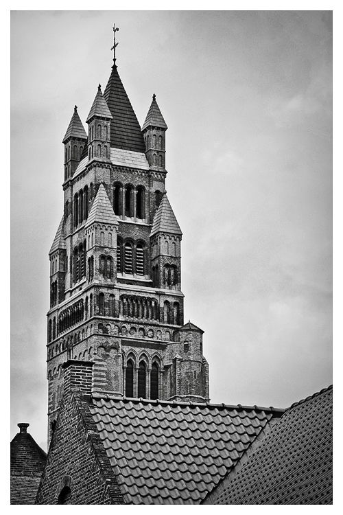 Cime de cathédrale, Bruges, Belgique