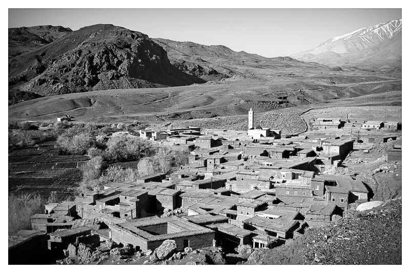 Encaissé, Vallée de Telouet, Maroc