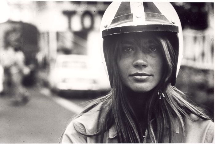 François Gragnon - Françoise Hardy sur le tournage du « Grand Prix »