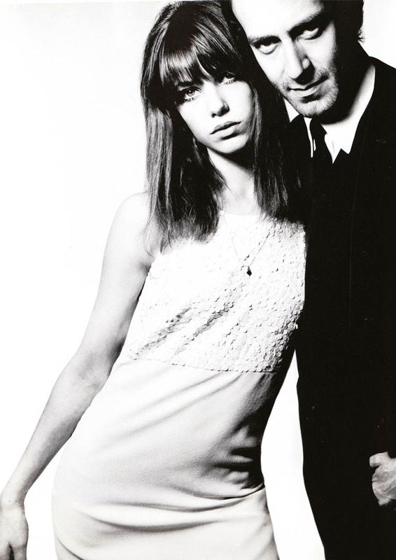 David Bailey - Jane Birkin & John Barry, 1965