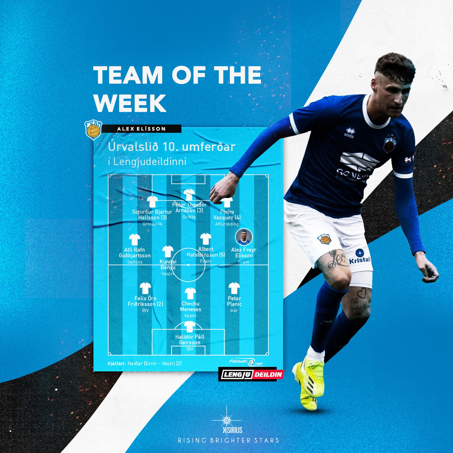 Team of the Week: Alex Elisson (Fram Reykjavik)