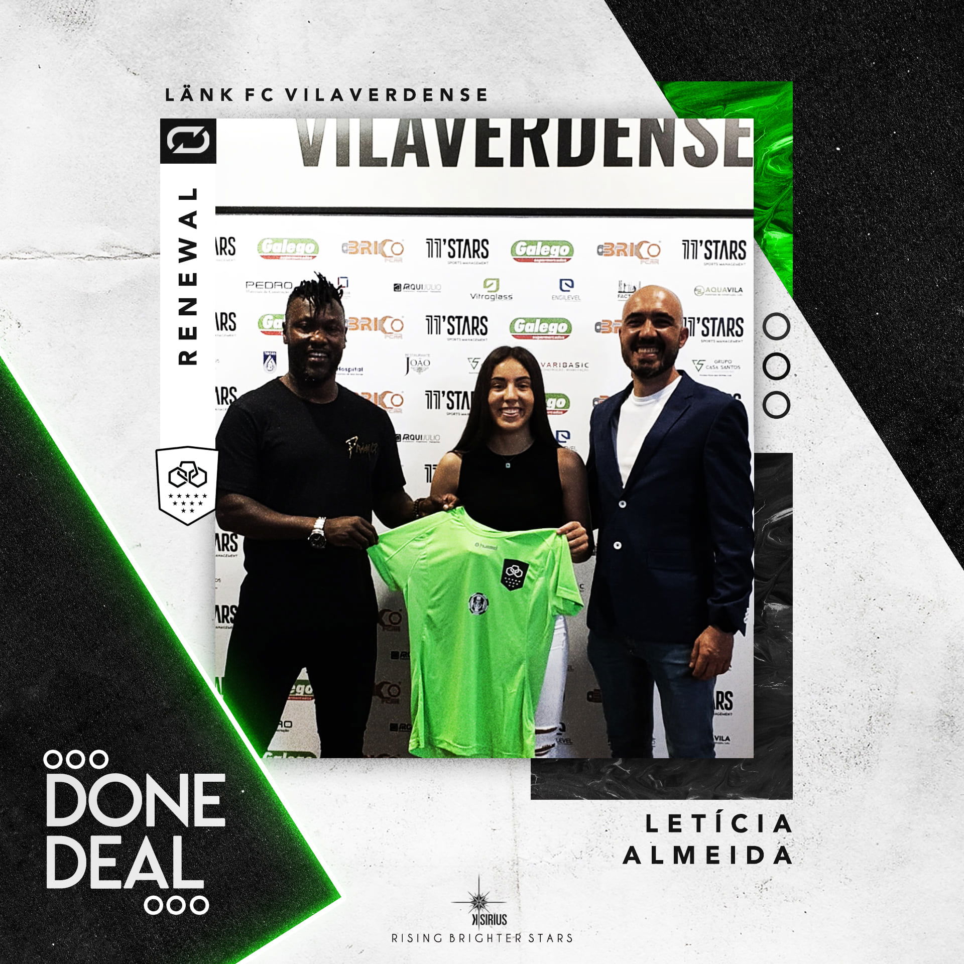 Renewal: Letícia Almeida with Länk F.C. Vilaverdense