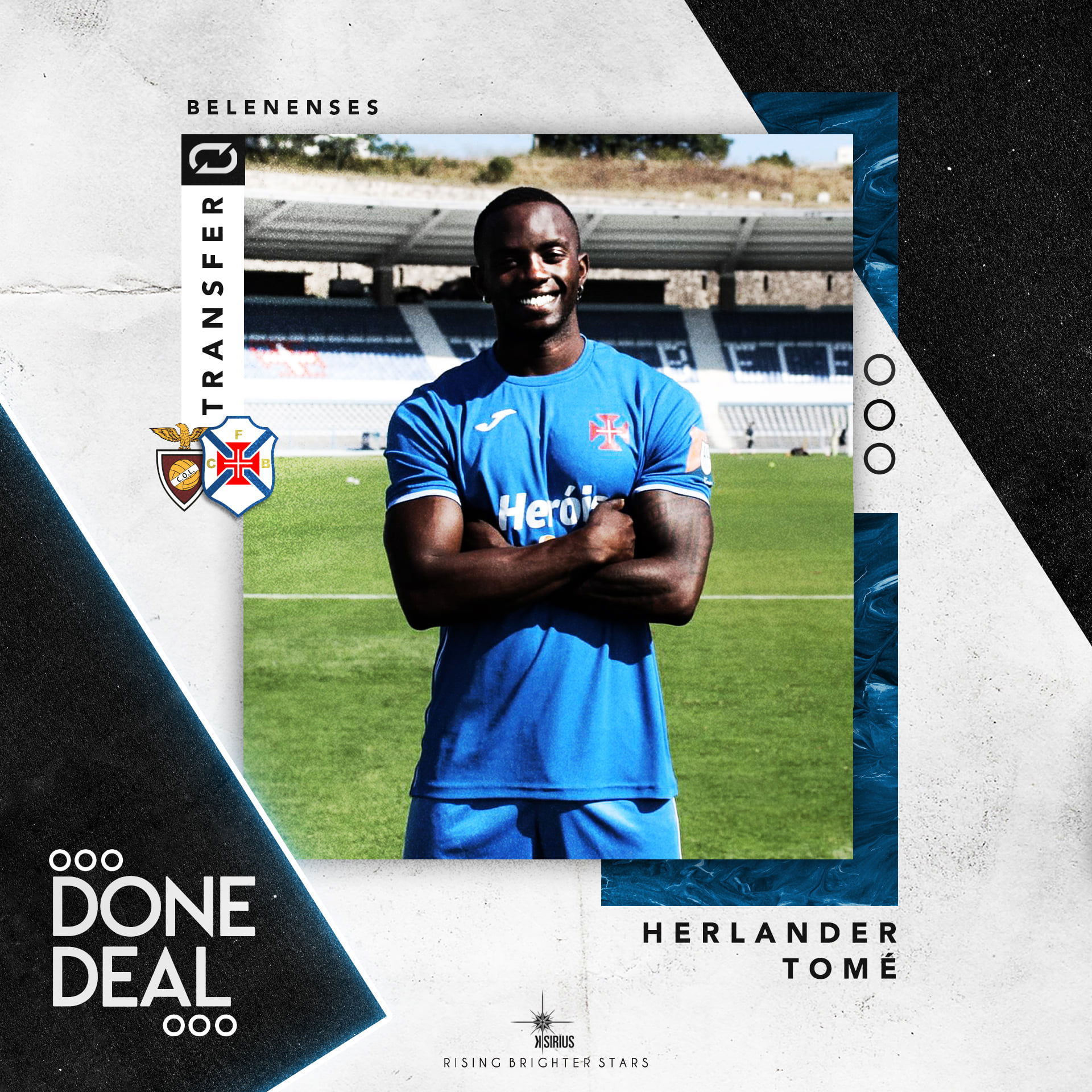 Signing: Herlander Tomé with Clube de Futebol "Os Belenenses"