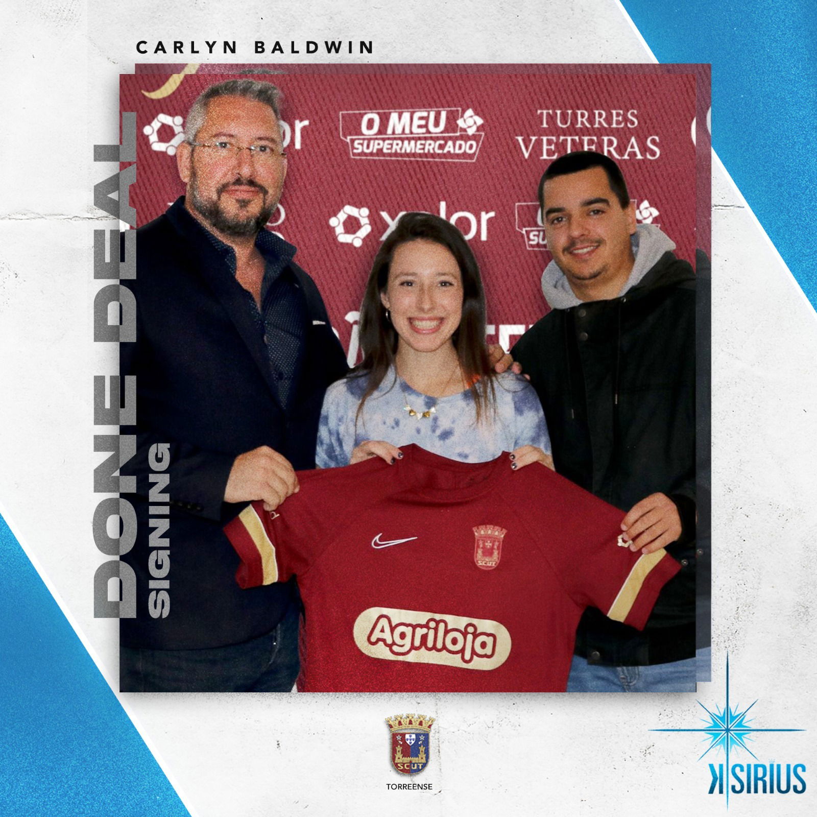 Signing: Carlyn Baldwin with SCU Torreense