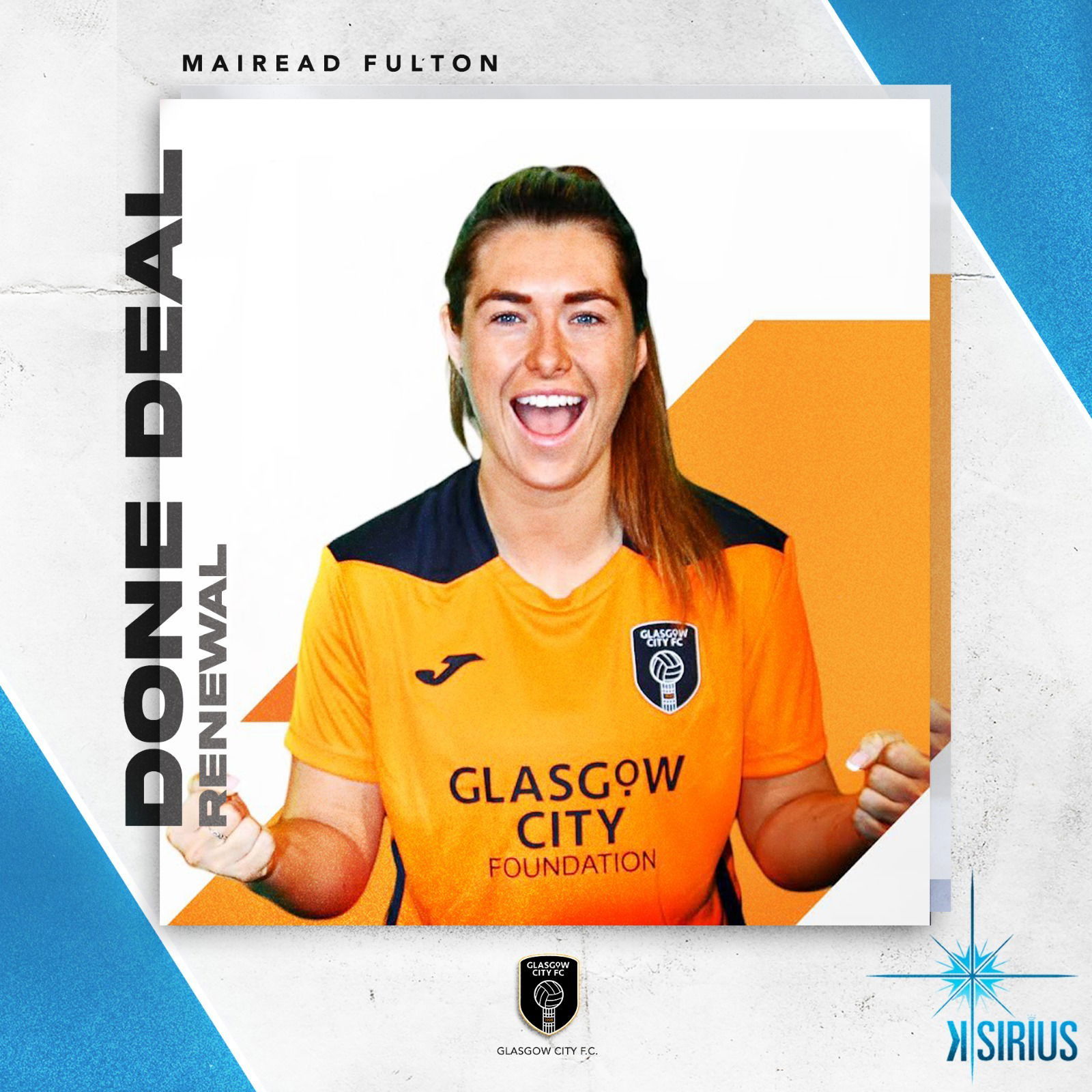 Renewel: Mairead Fulton with Glasgow City F.C.