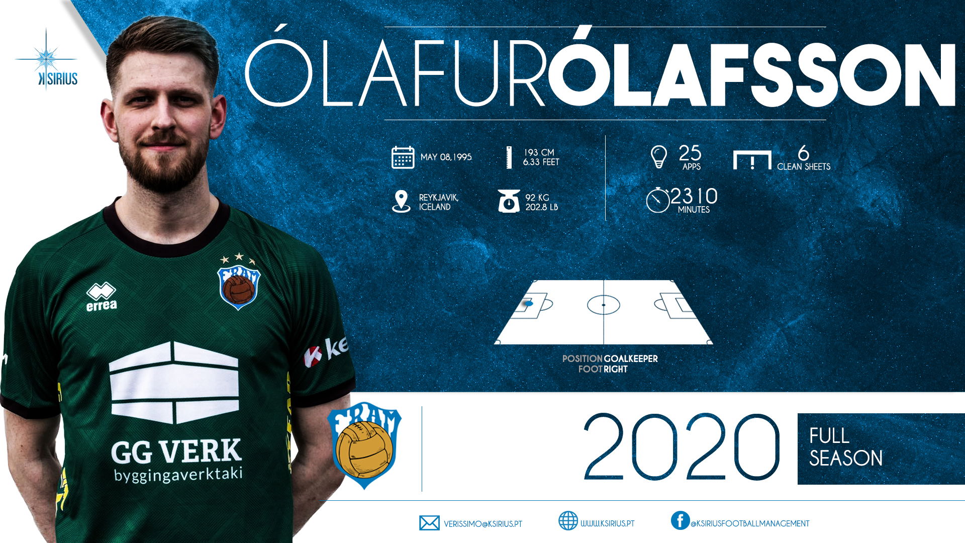 Ólafur Ólafsson 2020