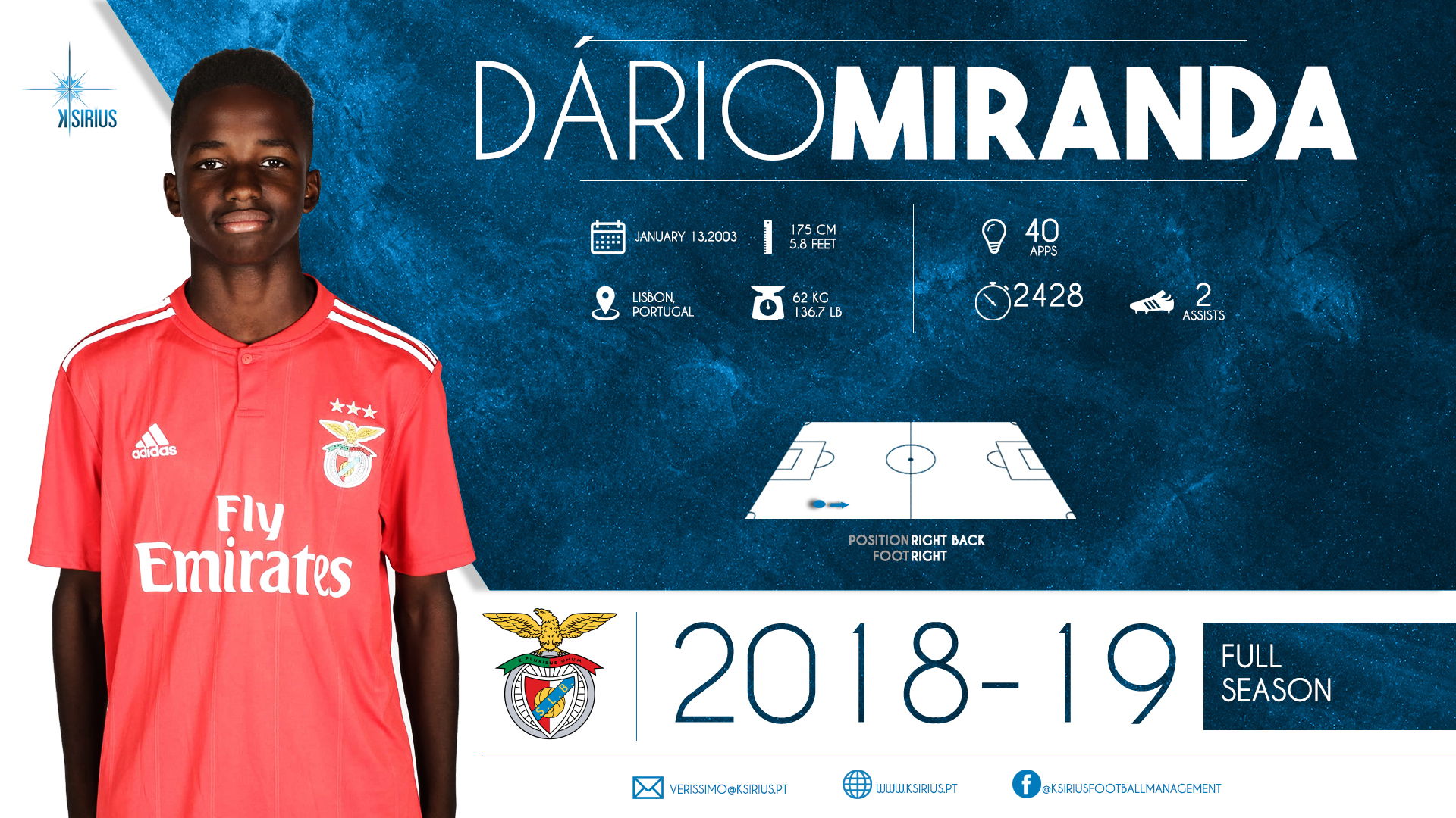 Dário Miranda 2018/2019