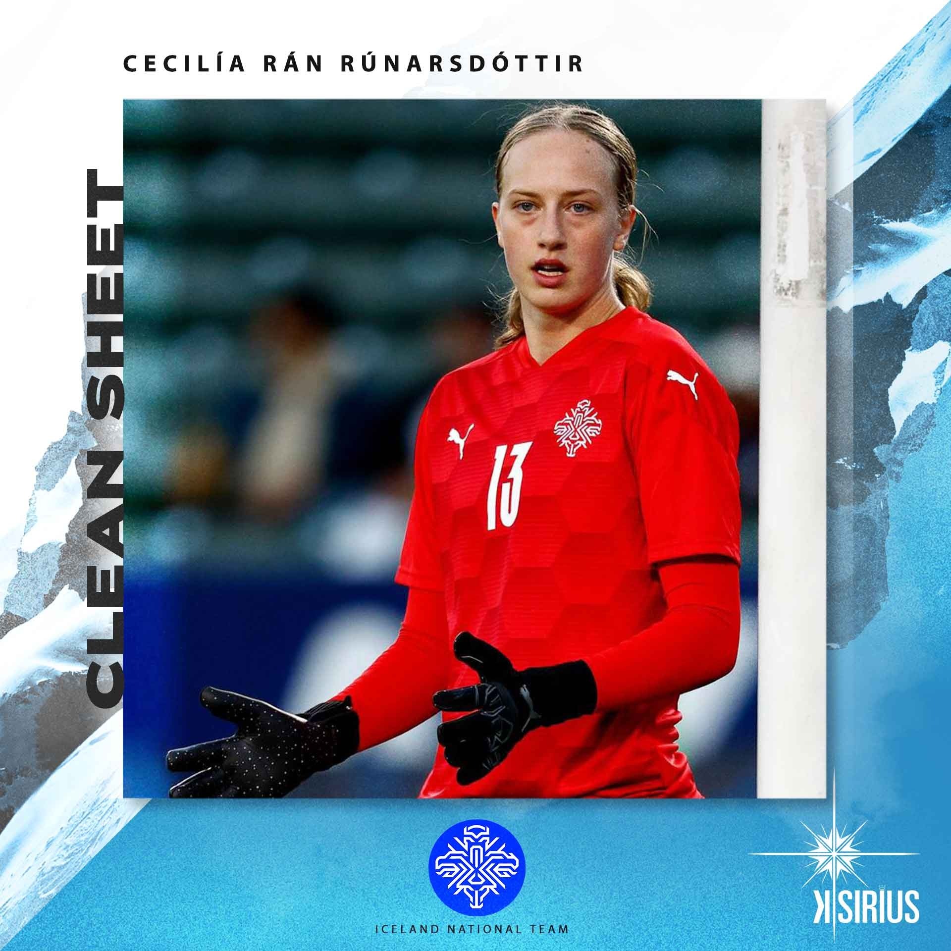 Clean Sheet: Cecília Rán Rúnnarsdóttir (Iceland National Team)