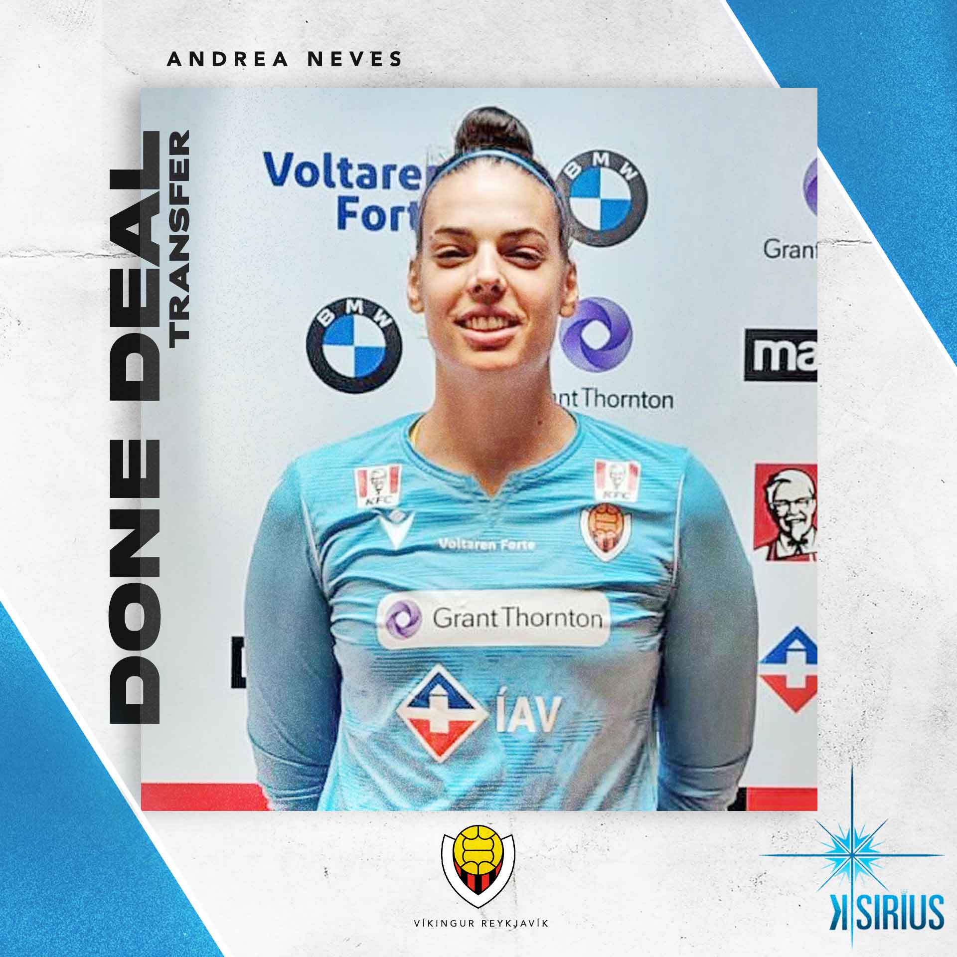 Transfer: Andrea Neves (Knattspyrnufélagið Víkingur)