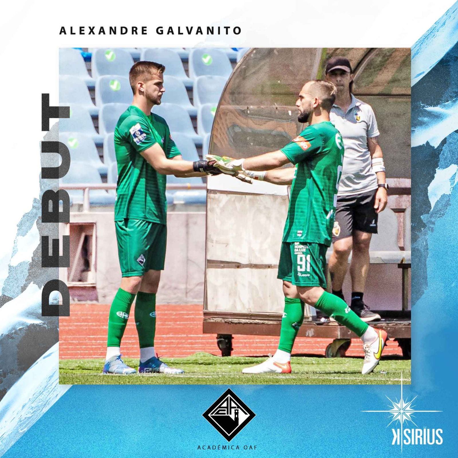 Debut: Alexandre Galvanito (Académica AOF)