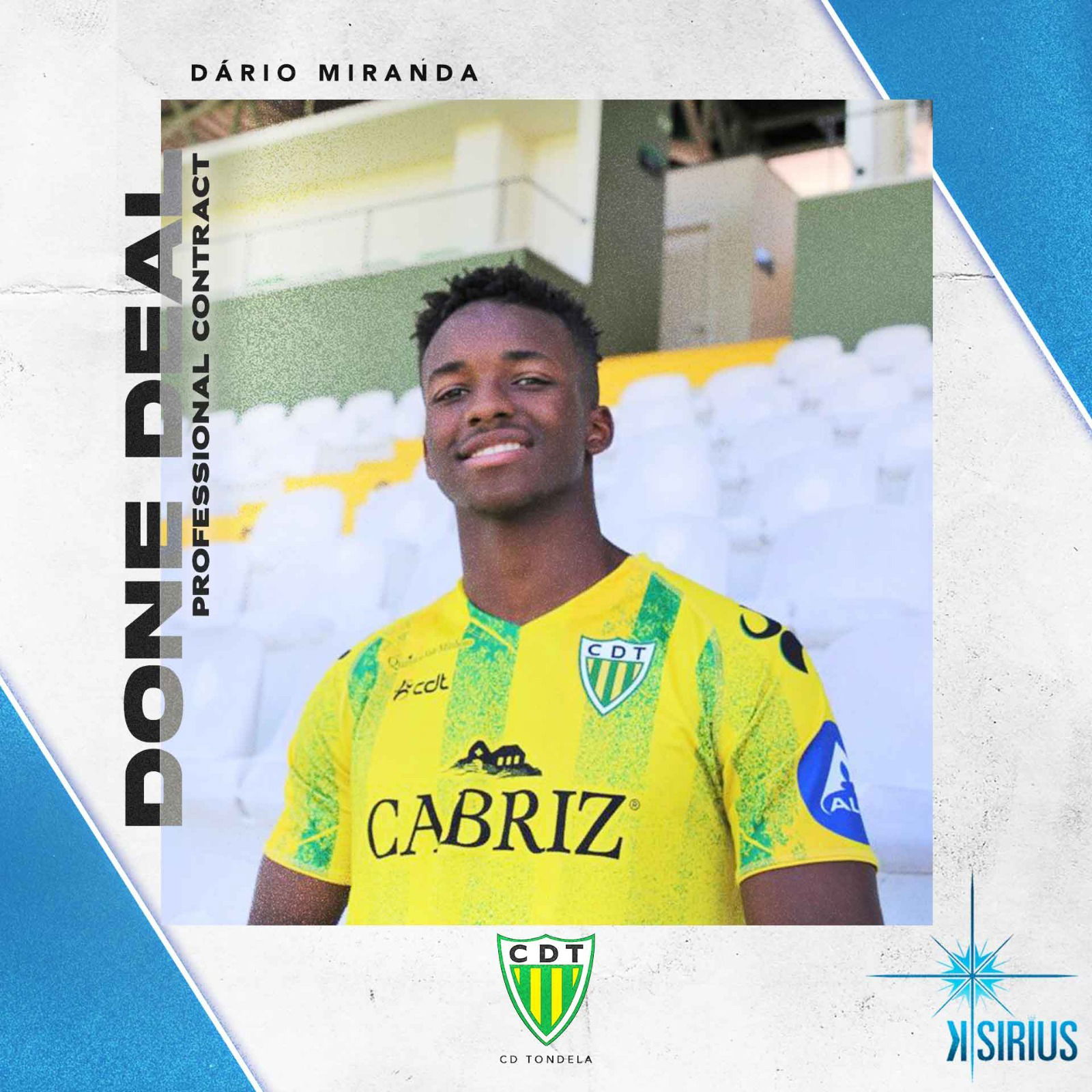 Professional Contract: Dário Miranda (CD Tondela)