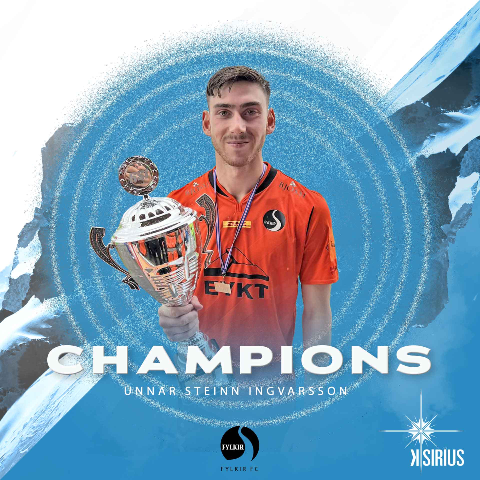 Champions: Unnar Steinn Ingvarsson (Fylkir FC)