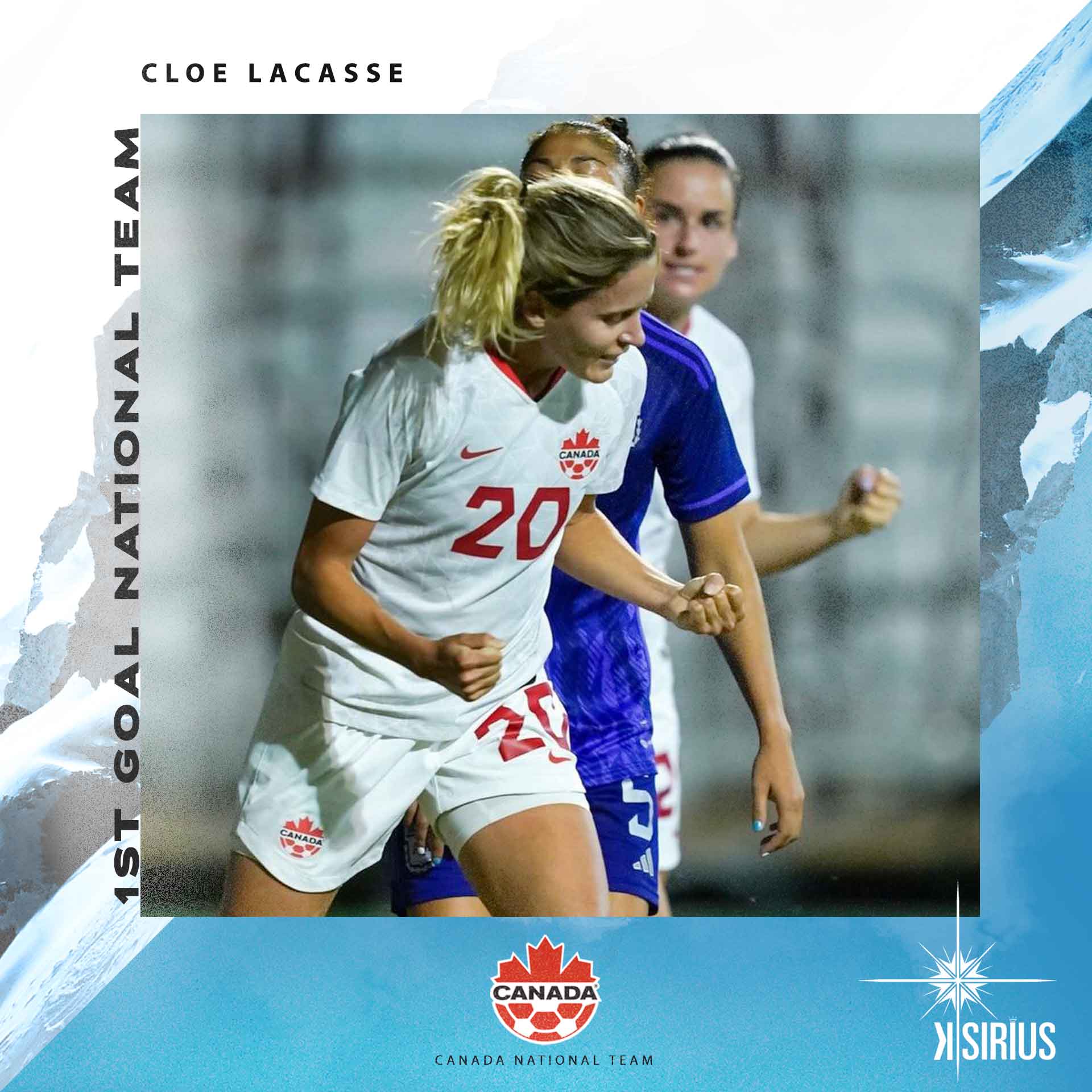 1st Goal National Team: Cloé Lacasse (SL Benfica)