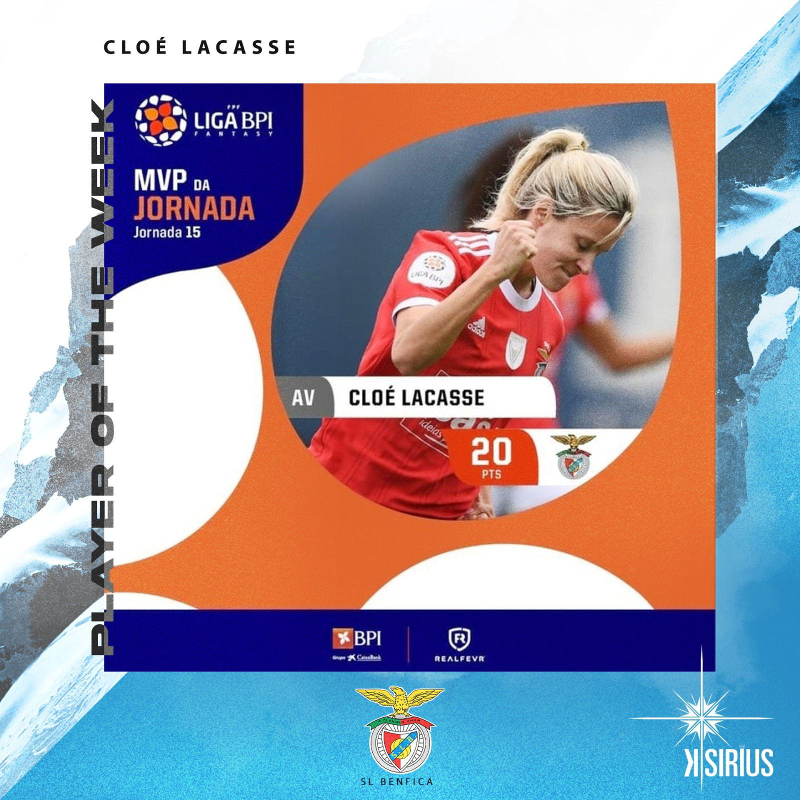 Player of the Week: Cloé Lacase (SL Benfica)