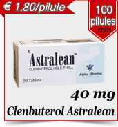 Clenbuterol comme pilule efficace pour brûler les graisses
