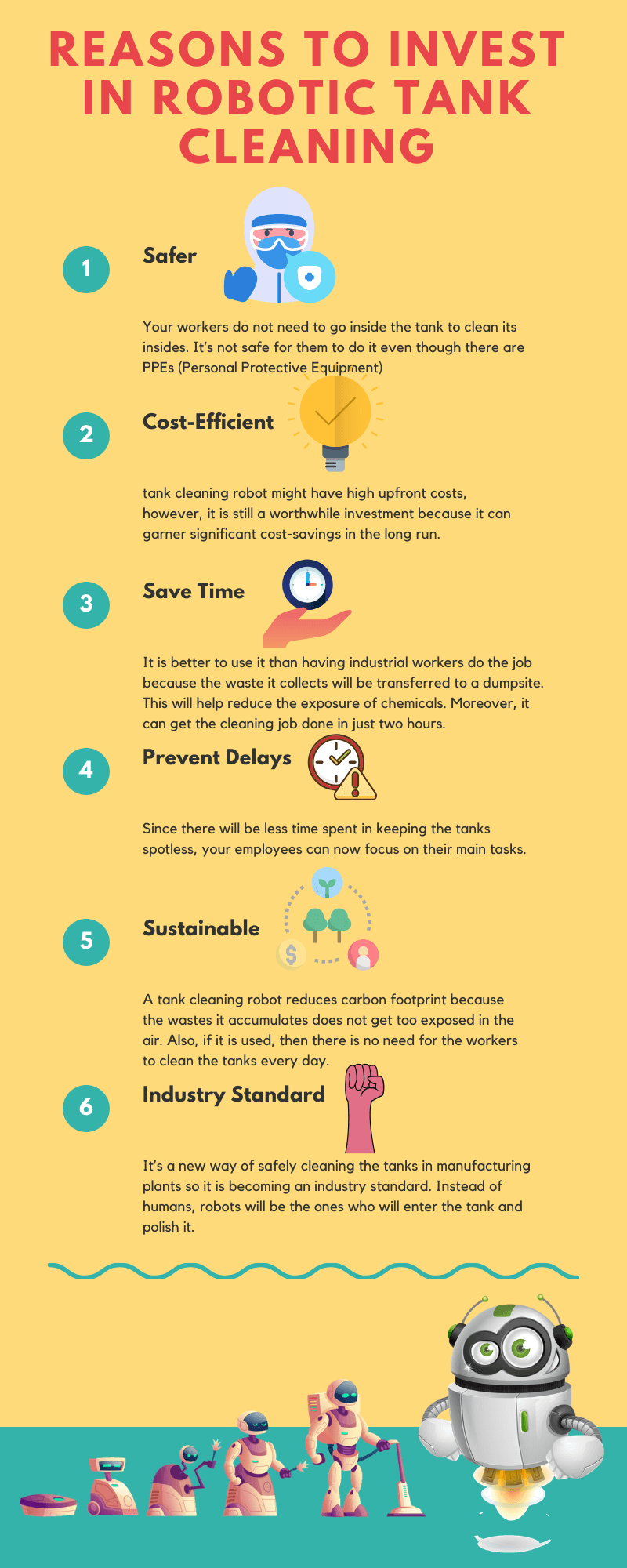 Reasons to Invest in Robotic Tank Cleaning