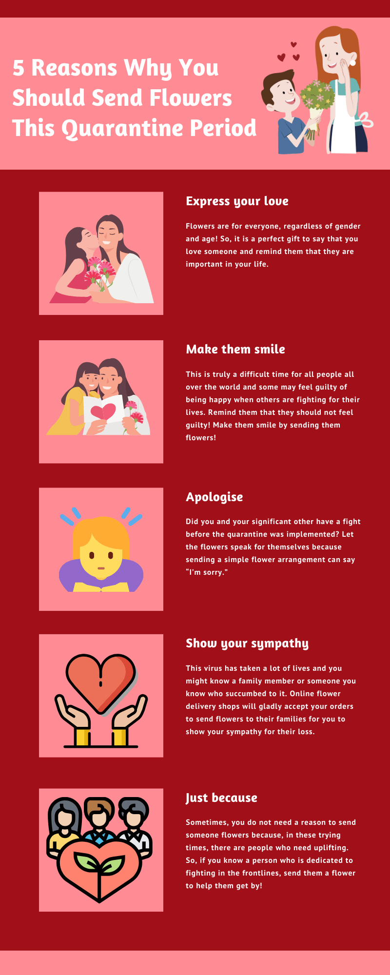 5 Reasons Why You Should Send Flowers This Quarantine Period