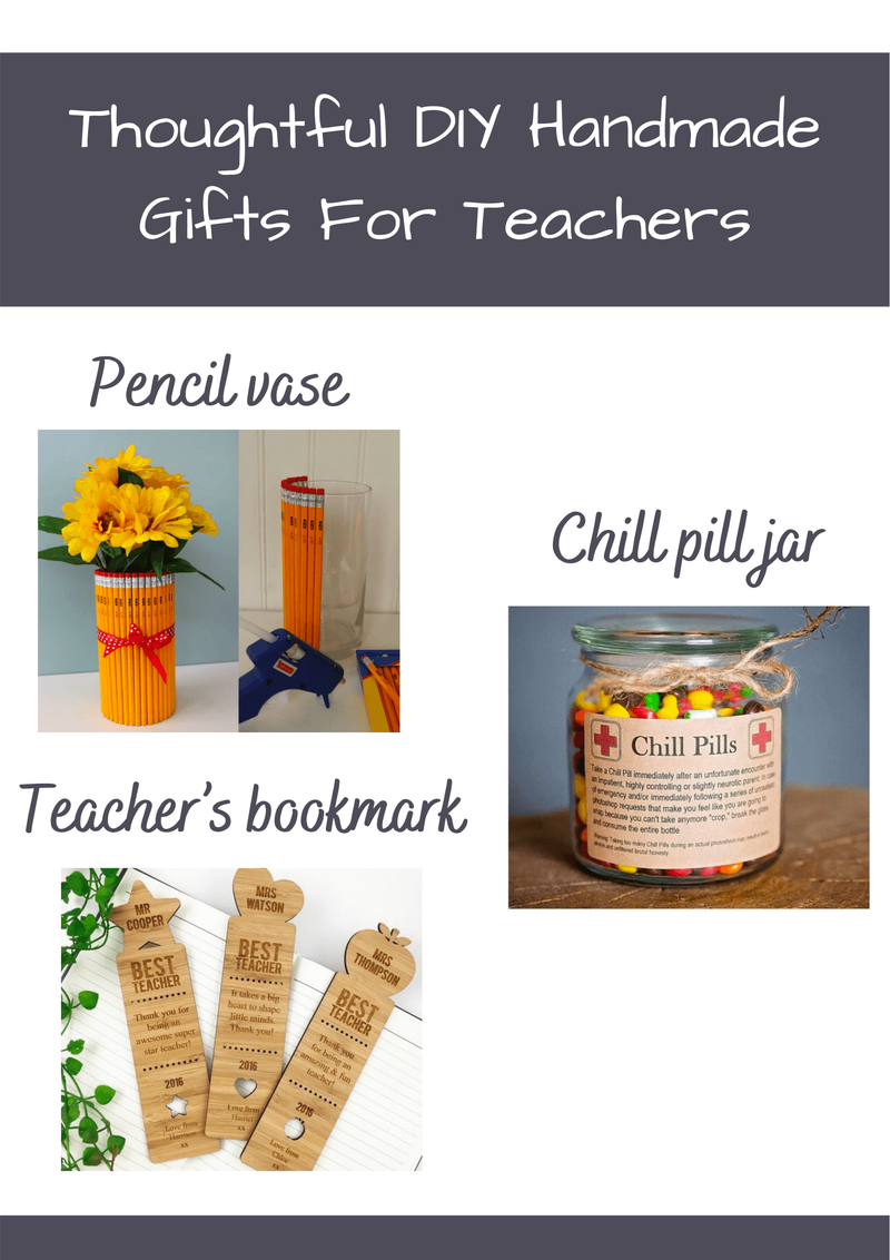 Thoughtful DIY Handmade Gifts For Teachers
