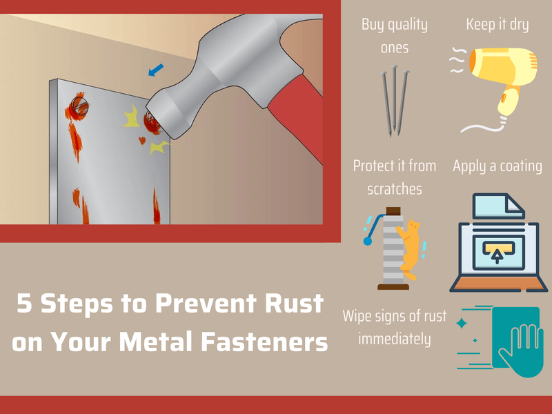 5 Steps to Prevent Rust on Your Metal Fasteners