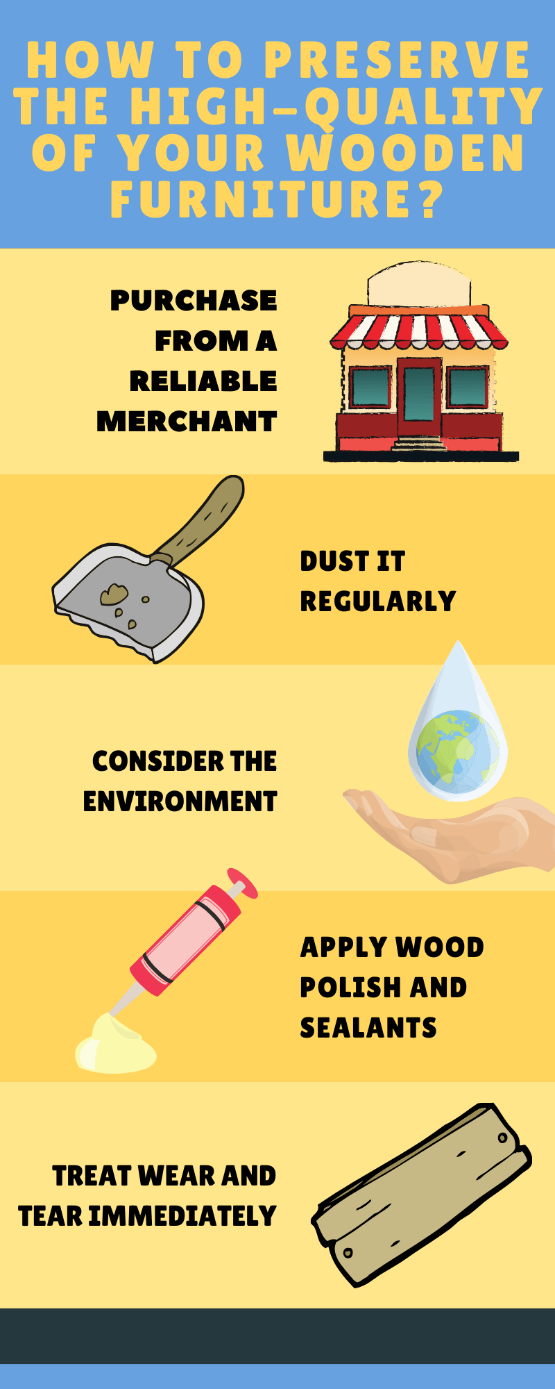 How to Preserve the High-Quality of Your Wooden Furniture?