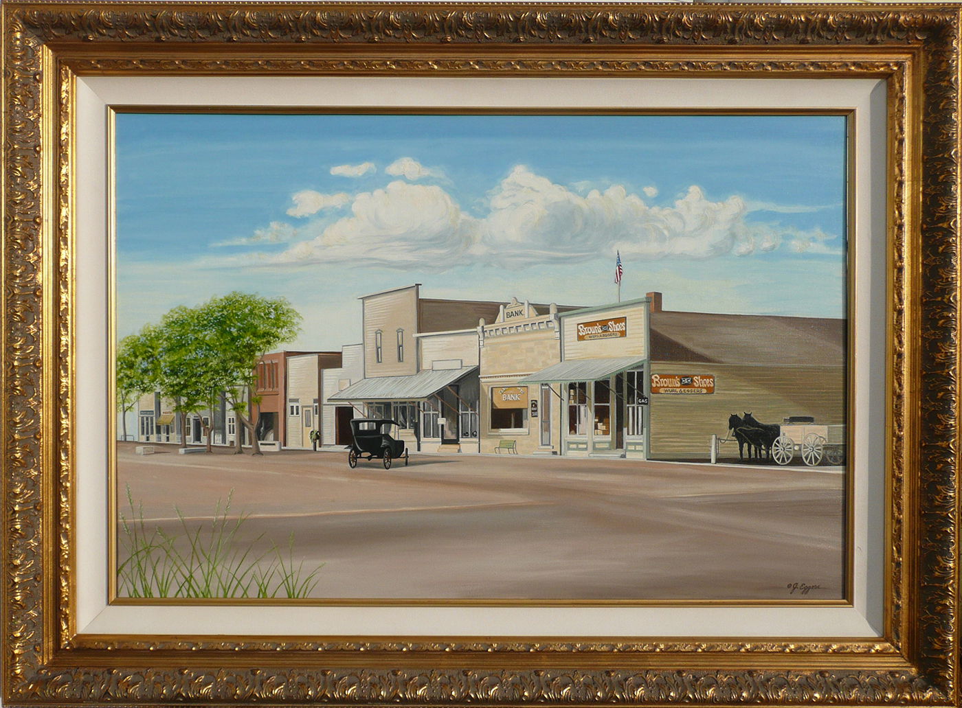 Historic Byron, Nebraska Main Street 1910