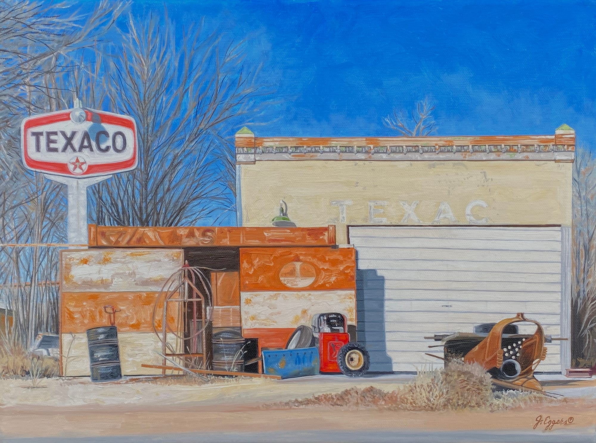Forgotten Texaco Station, Riverton, NE