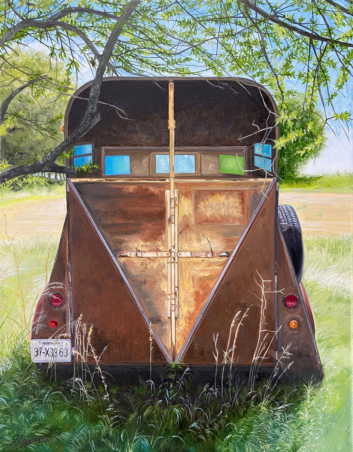 Horse Trailer at Turkey Creek