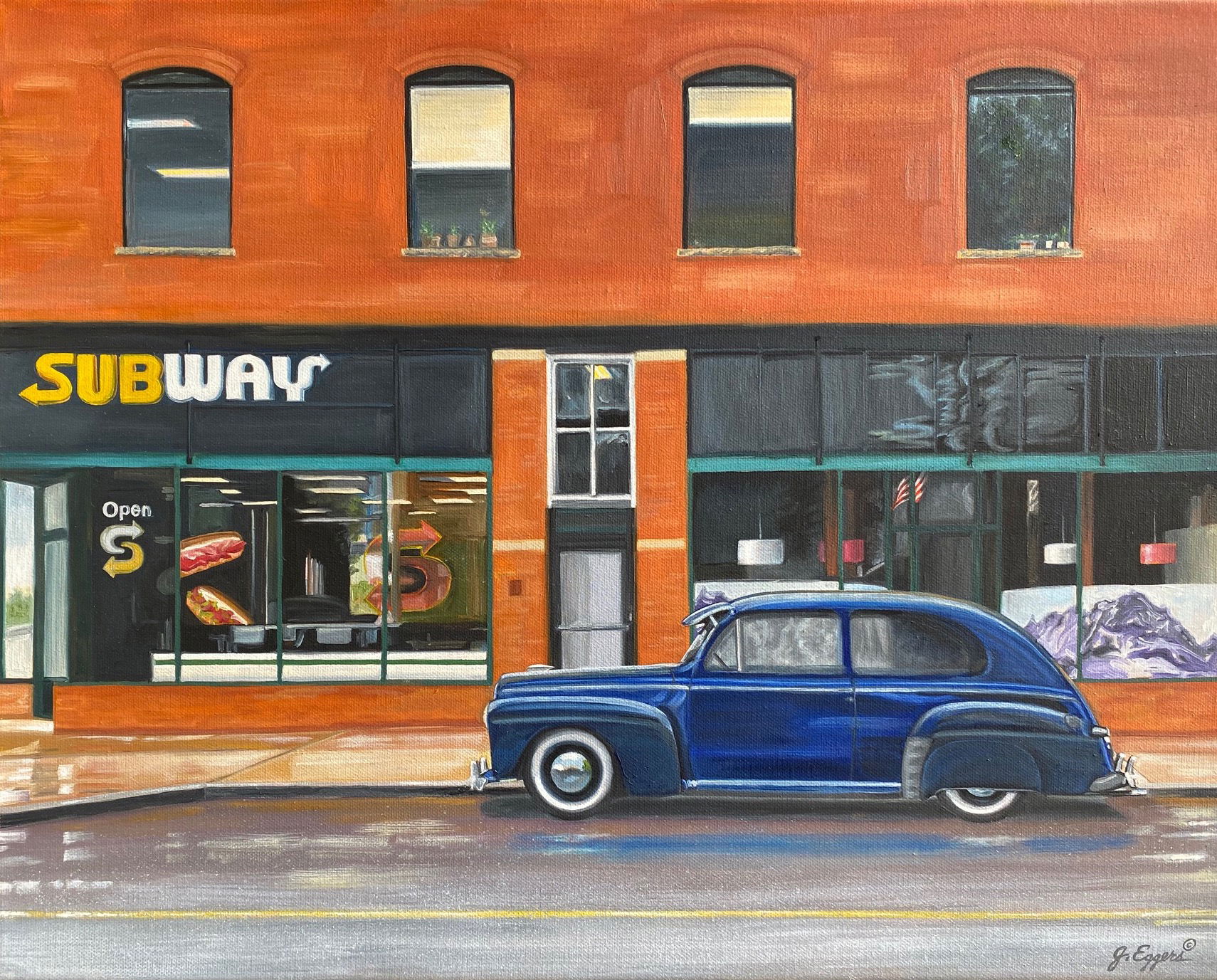 Rainy Day in Downtown Berthoud