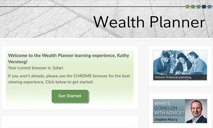Financial Planning Training & Resource Portal